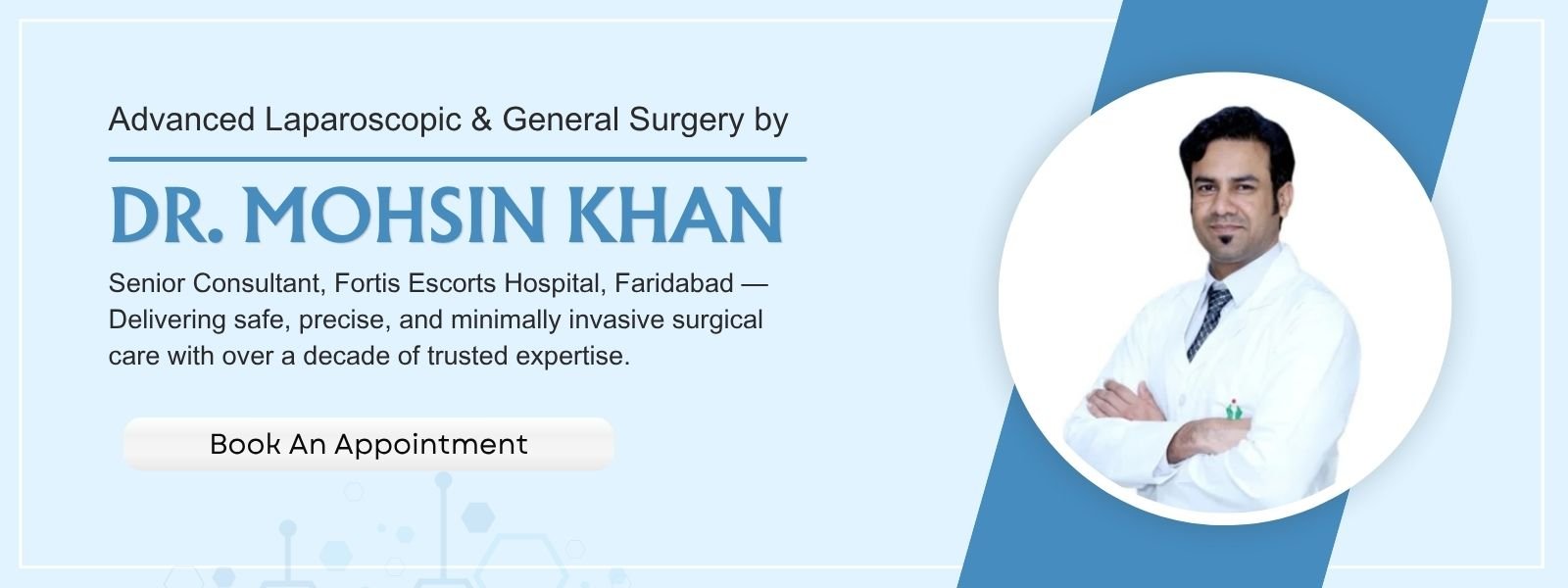 Dr Mohsin Khan Banner One